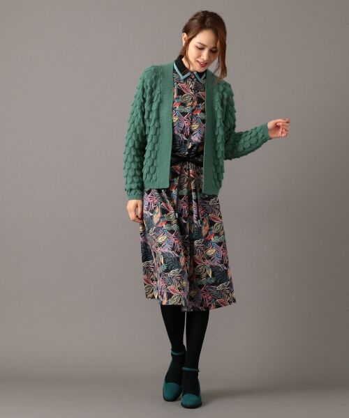 **SONIA RYKIEL COLLECTION / ソニア リキエル コレクション ミニ丈・ひざ丈ワンピース | 【洗える】ジャルダン ディヴェール ワンピース | 詳細3