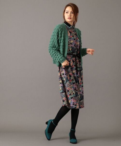 **SONIA RYKIEL COLLECTION / ソニア リキエル コレクション ミニ丈・ひざ丈ワンピース | 【洗える】ジャルダン ディヴェール ワンピース | 詳細4