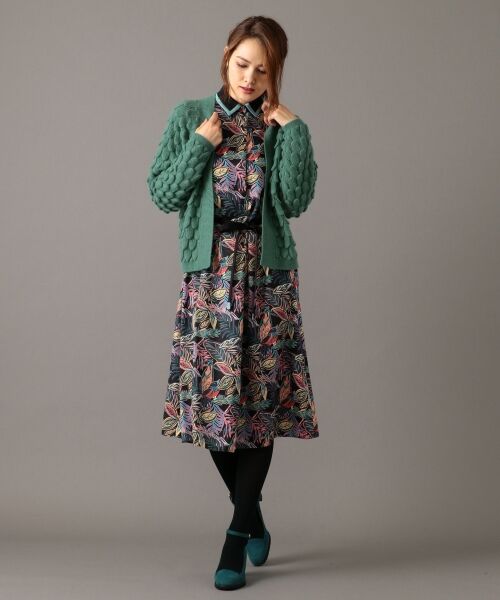 **SONIA RYKIEL COLLECTION / ソニア リキエル コレクション ミニ丈・ひざ丈ワンピース | 【洗える】ジャルダン ディヴェール ワンピース | 詳細5