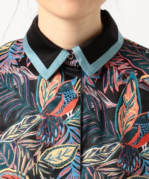 **SONIA RYKIEL COLLECTION / ソニア リキエル コレクション ミニ丈・ひざ丈ワンピース | 【洗える】ジャルダン ディヴェール ワンピース | 詳細8