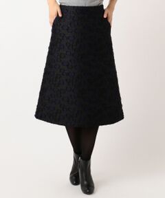 【洗える】フルールディベールジャガード スカート