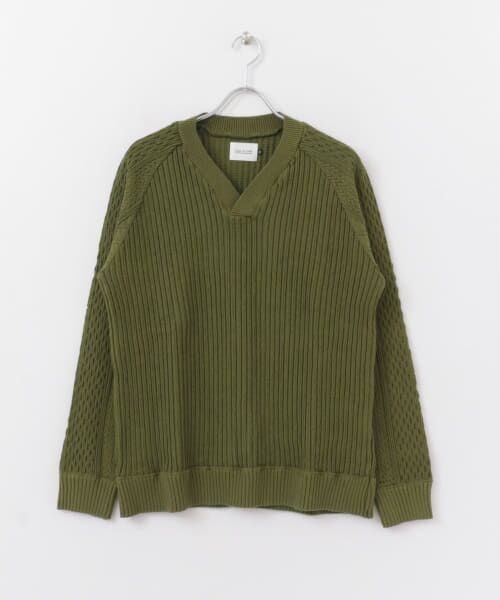 Sonny Label / サニーレーベル スウェット | CAL O LINE　MIX JACQUARD V-NECK SWEAT | 詳細3