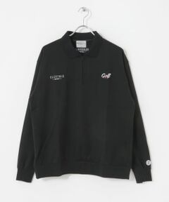 ELECTRIC GOLF　ZIP UP LONG-SLEEVE ポロシャツ