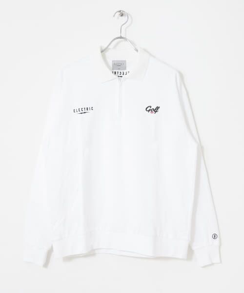 ELECTRIC GOLF ZIP UP LONG-SLEEVE ポロシャツ （ポロシャツ）｜Sonny