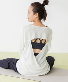 SLAB Draped Back Long T-shirts