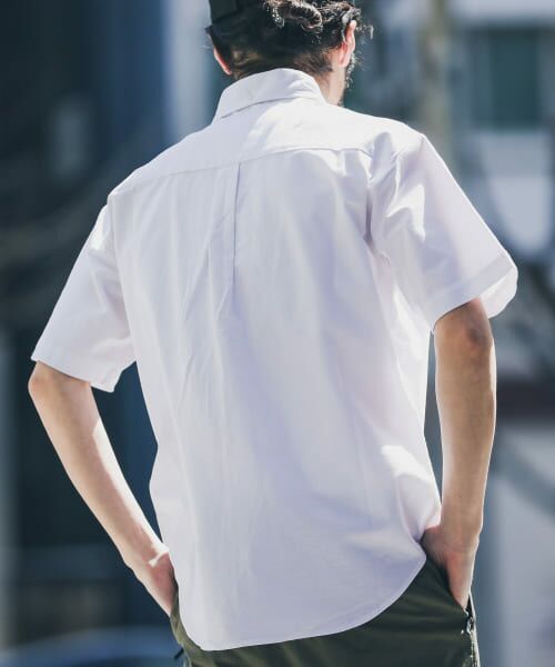 Sonny Label / サニーレーベル シャツ・ブラウス | 『WEB/一部店舗限定』『XLサイズあり』『抗菌』オックスボタンダウン半袖シャツ | 詳細3