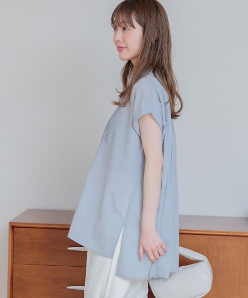 Sonny Label / サニーレーベル シャツ・ブラウス | 『WEB/一部店舗限定』エアリーコットンピンタックドレスシャツ | 詳細11