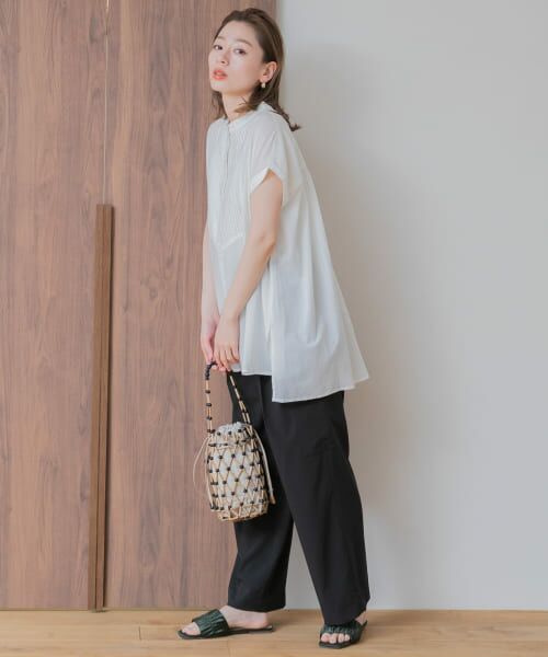 Sonny Label / サニーレーベル シャツ・ブラウス | 『WEB/一部店舗限定』エアリーコットンピンタックドレスシャツ | 詳細23
