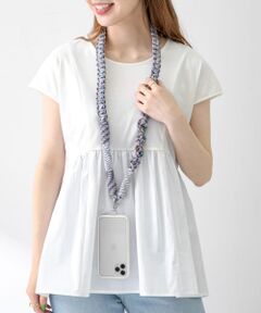 『別注』Casselini×Sonny Label　コード編みスマホショルダー