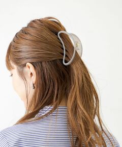 クリアカラーヘアクリップ