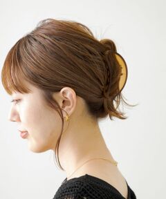 クリアカラーヘアクリップ