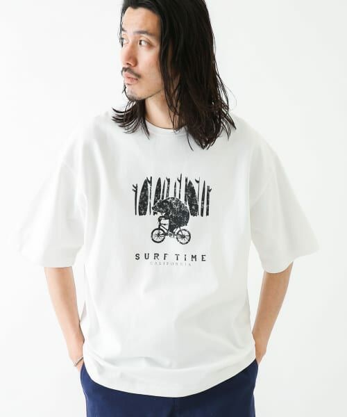 Sonny Label / サニーレーベル Tシャツ | ベアーモチーフグラフィックTシャツ | 詳細1