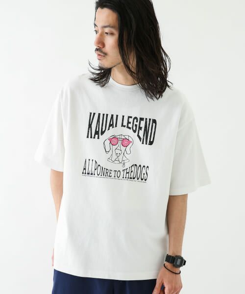 Sonny Label / サニーレーベル Tシャツ | ドッグモチーフグラフィックTシャツ | 詳細1