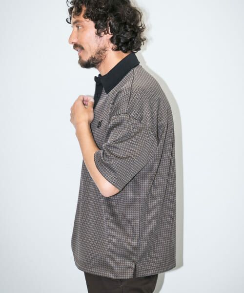 Sonny Label / サニーレーベル ポロシャツ | 『吸水速乾』『UVカット』　OOPS　カットジャガード半袖ポロシャツ | 詳細2