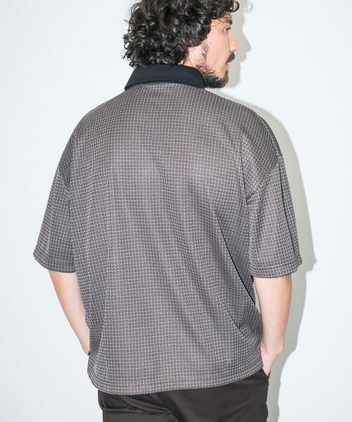 Sonny Label / サニーレーベル ポロシャツ | 『吸水速乾』『UVカット』　OOPS　カットジャガード半袖ポロシャツ | 詳細3