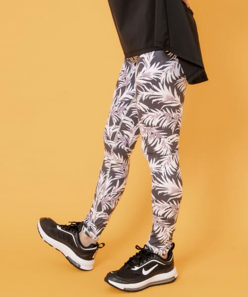 Sonny Label / サニーレーベル レギンス・スパッツ | SLAB Leaf Print Leggings | 詳細2