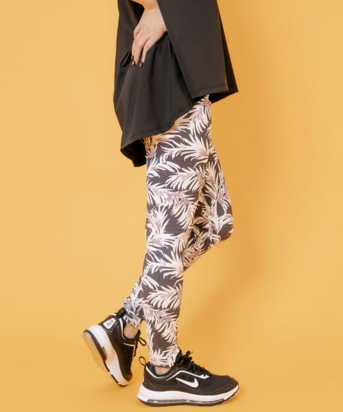 Sonny Label / サニーレーベル レギンス・スパッツ | SLAB Leaf Print Leggings | 詳細4