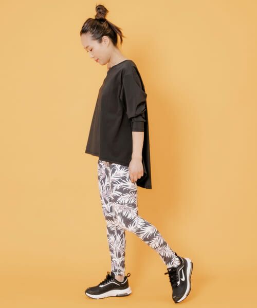 Sonny Label / サニーレーベル レギンス・スパッツ | SLAB Leaf Print Leggings | 詳細6