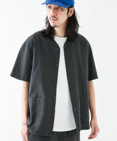 『別注』BAEXFATE×Sonny Label　ムラ染リップストップ半袖シャツ