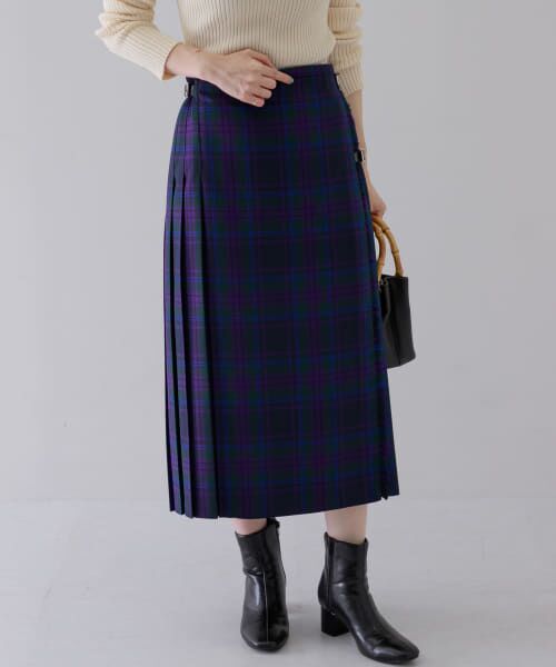 別注』GLEN FYNE×Sonny Label チェックプリーツスカート （スカート 