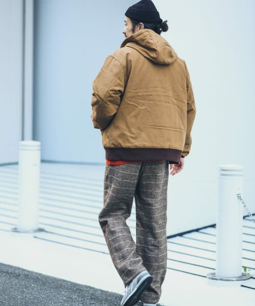 セール】 POLeR DUCK CANVAS HOODED JACKET （ブルゾン）｜Sonny Label