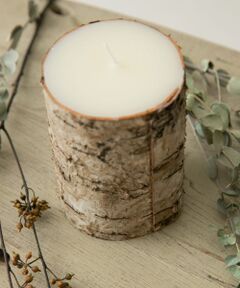 DULTON　Birch wood log candle