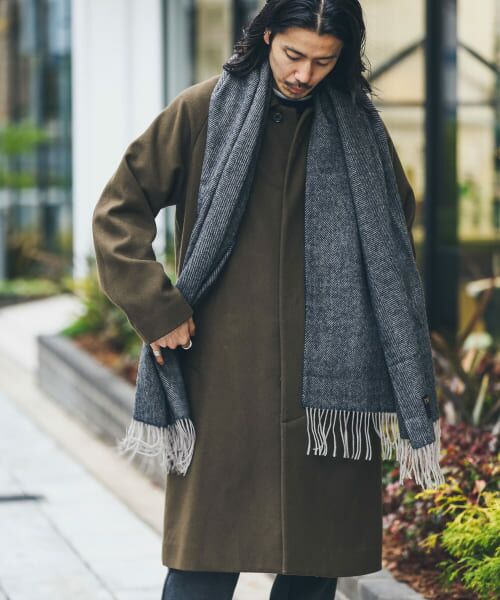 Sonny Label / サニーレーベル マフラー・ショール・スヌード・ストール | TWEED MILL　70-190 Lambswool Knee Rug | 詳細1