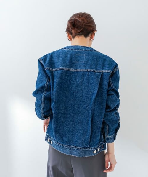 Sonny Label / サニーレーベル Gジャン・デニムジャケット | Moname　CREW NECK JACKET | 詳細5