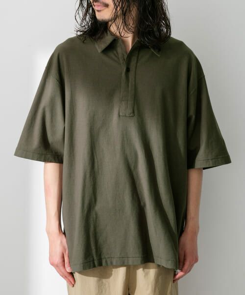 Sonny Label / サニーレーベル ポロシャツ | ARMY TWILL　Back Jersey Pullover Shirts | 詳細11