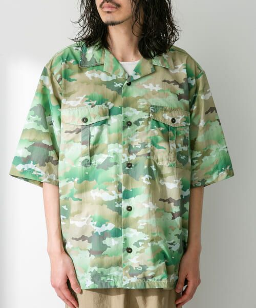 Sonny Label / サニーレーベル シャツ・ブラウス | ARMY TWILL　Camo Print Utility Shirts | 詳細5