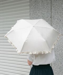 Wpc.　晴雨兼用遮光クラシックフリルミニ傘