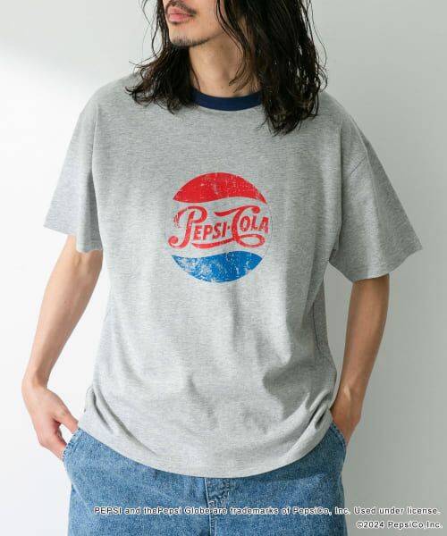 Sonny Label / サニーレーベル Tシャツ | PEPSIロゴリンガーショートスリーブTシャツ | 詳細13