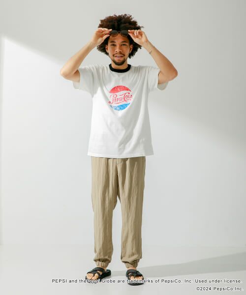 Sonny Label / サニーレーベル Tシャツ | PEPSIロゴリンガーショートスリーブTシャツ | 詳細3