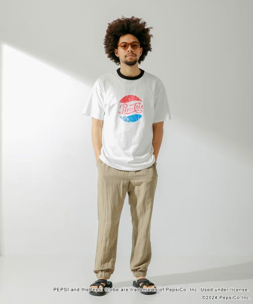 Sonny Label / サニーレーベル Tシャツ | PEPSIロゴリンガーショートスリーブTシャツ | 詳細4