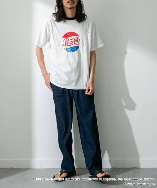 Sonny Label / サニーレーベル Tシャツ | PEPSIロゴリンガーショートスリーブTシャツ | 詳細9