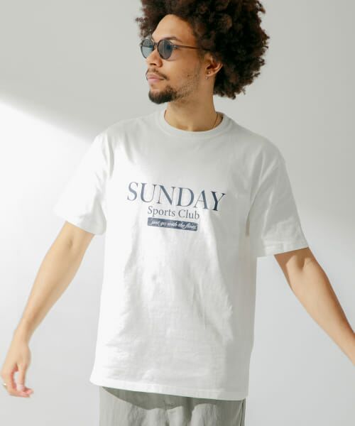 Sonny Label / サニーレーベル Tシャツ | ヘビーウェイトロゴプリントTシャツ | 詳細1