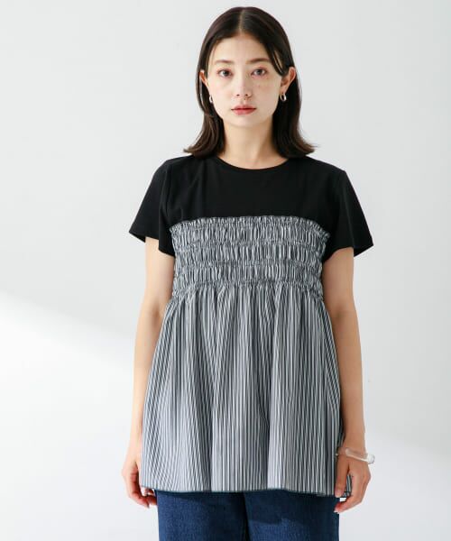 Sonny Label / サニーレーベル Tシャツ | 『WEB限定』シャーリングビスチェドッキングカットプルオーバー | 詳細29