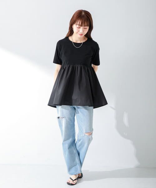 Sonny Label / サニーレーベル Tシャツ | ドッキングカットプルオーバー | 詳細15