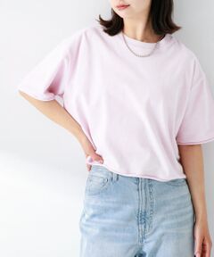 USAコットンクロップドワイドTシャツ