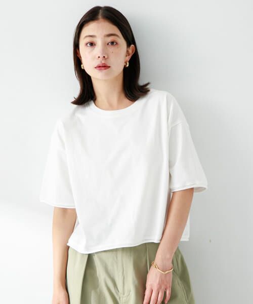 Sonny Label / サニーレーベル Tシャツ | USAコットンクロップドワイドTシャツ | 詳細1