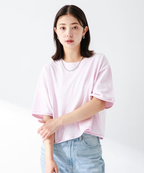 Sonny Label / サニーレーベル Tシャツ | USAコットンクロップドワイドTシャツ | 詳細15