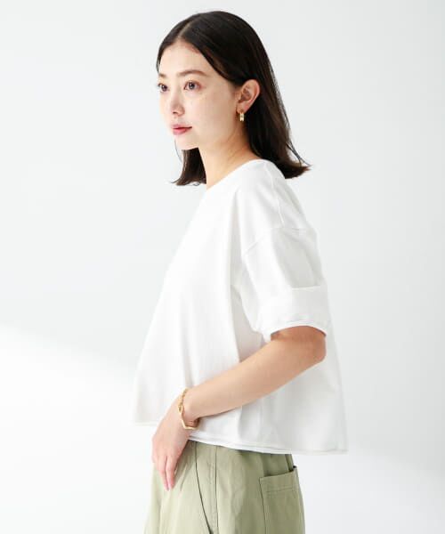 Sonny Label / サニーレーベル Tシャツ | USAコットンクロップドワイドTシャツ | 詳細3