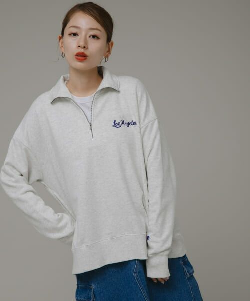 Sonny Label / サニーレーベル スウェット | 『別注』Champion×Sonny Label　ハーフジップ裏毛スウェット | 詳細27