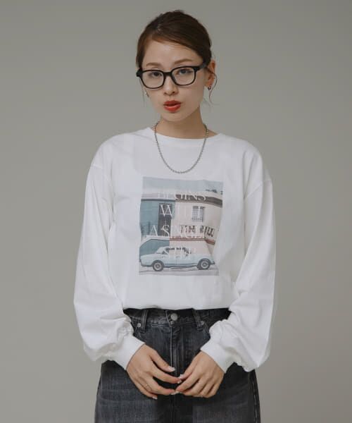 Sonny Label / サニーレーベル Tシャツ | フォトプリントロングTシャツ | 詳細3