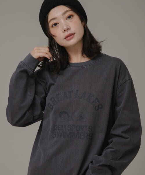 Sonny Label / サニーレーベル Tシャツ | 『ユニセックス』GEM SPORTSWEAR　PRINT LONG T-SHIRTS | 詳細26