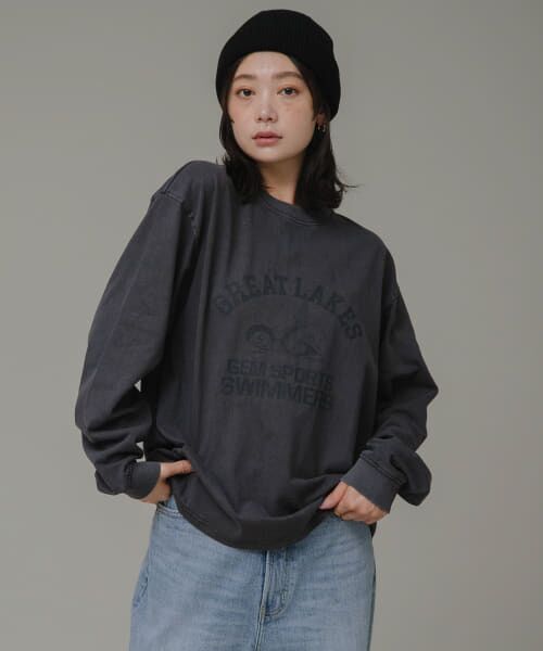 Sonny Label / サニーレーベル Tシャツ | 『ユニセックス』GEM SPORTSWEAR　PRINT LONG T-SHIRTS | 詳細27