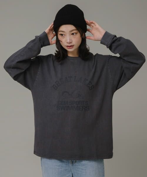 Sonny Label / サニーレーベル Tシャツ | 『ユニセックス』GEM SPORTSWEAR　PRINT LONG T-SHIRTS | 詳細28