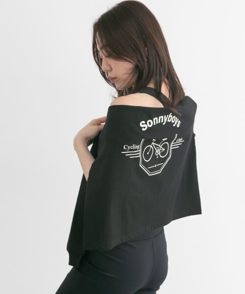 Sonny Label / サニーレーベル Tシャツ | SLAB　motif print long-t-shirts | 詳細1