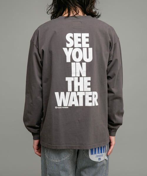 Sonny Label / サニーレーベル Tシャツ | MAGIC NUMBER　SEEYOUINTHEWATER LONG-SLEEVE T-SHIRTS | 詳細6