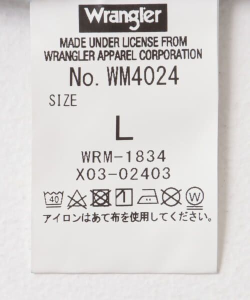 Sonny Label / サニーレーベル Gジャン・デニムジャケット | Wrangler　24MJZ | 詳細13